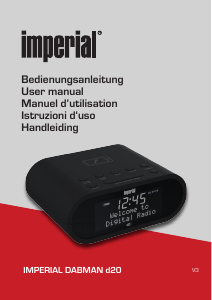 Manual Imperial Dabman d20 Alarm Clock Radio