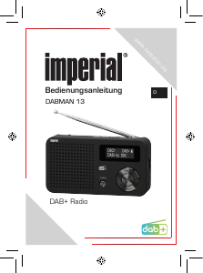 Bedienungsanleitung Imperial Dabman 13 Radio