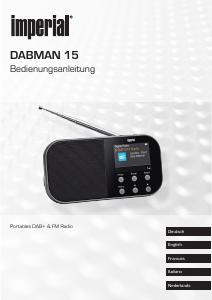 Manuale Imperial Dabman 15 Radio