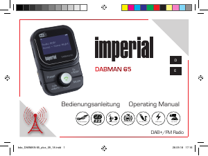 Manual Imperial Dabman 65 Radio