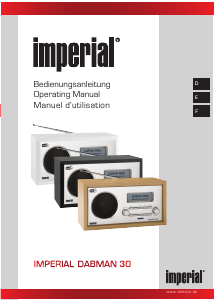 Bedienungsanleitung Imperial Dabman 30 Radio