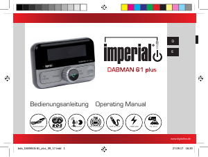 Bedienungsanleitung Imperial Dabman 61 Plus Radio