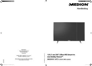 Handleiding Medion LIFE X15025 (MD 32025) LED televisie