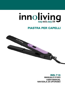 Manuale Innoliving INN-716 Piastra per capelli