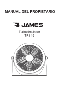 Manual de uso James TPJ 16 Ventilador