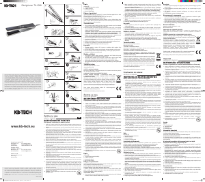 Návod KB-Tech TA-1088 iStraightener Žehlička na vlasy