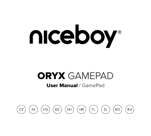 Manuál Niceboy ORYX GamePad Herní ovladač