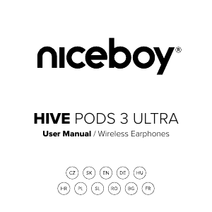 Instrukcja Niceboy HIVE Pods 3 Ultra Słuchawki