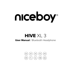 Használati útmutató Niceboy HIVE XL 3 Fejhallgató