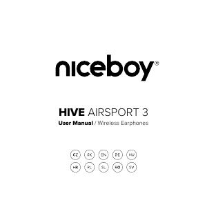 Bruksanvisning Niceboy HIVE Airsport 3 Hörlurar