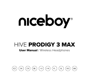 Használati útmutató Niceboy HIVE Prodigy 3 Fejhallgató