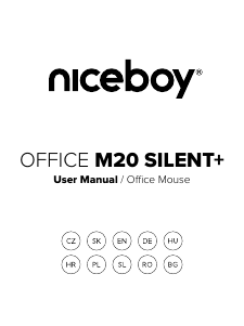 Наръчник Niceboy OFFICE M20 Silent+ Мишка