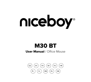 Manual Niceboy OFFICE M30 BT Mouse
