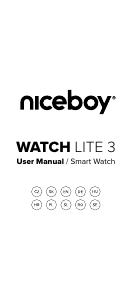 Bruksanvisning Niceboy WATCH Lite 3 Smart klocka