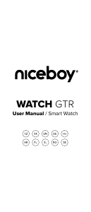 Bruksanvisning Niceboy WATCH GTR Smart klocka