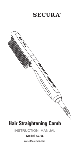 Manual Secura SC-6L Hair Straightener