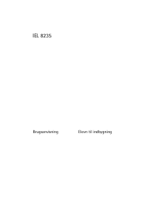 Brugsanvisning Voss-Electrolux IEL8235-HV Ovn