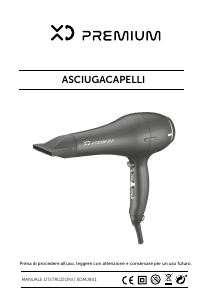 Manuale XD XDMJ901 Asciugacapelli