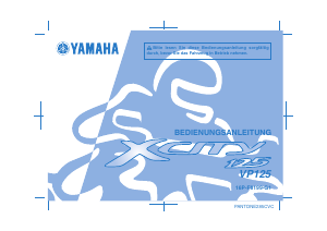 Bedienungsanleitung Yamaha X-city 125 (2009) Roller