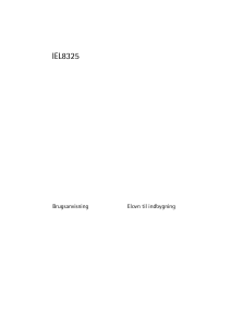 Brugsanvisning Voss-Electrolux IEL8325-RF Ovn