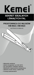 Instrukcja Kemei KM-9623 Prostownica