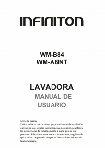 Manual de uso Infiniton WM-A8INT Lavadora