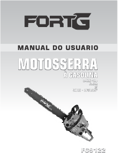 Manual FORTG FG9122 Motosserra