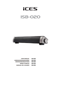 Manual ICES ISB-020 Speaker