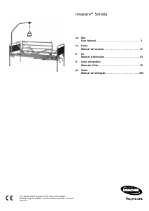 Manuale Invacare Sonata Letto di ospedale