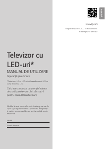 Manual LG 50UQ79003LA Televizor LED