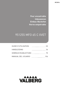Manual de uso Valberg MFO 65 C XVET Horno