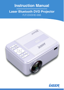 Manual Laser PJT-DVDHD-906 Projector