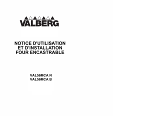 Mode d’emploi Valberg VAL 56 MCA B Four