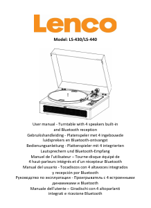 Manual Lenco LS-430BN Turntable