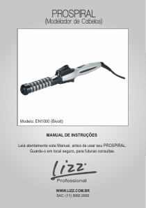 Manual Lizz EN1000 Modelador de cabelo