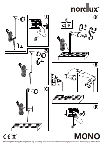 Manual de uso Nordlux Mono Lámpara