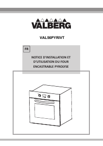Mode d’emploi Valberg VAL 56 PYR IVT Four
