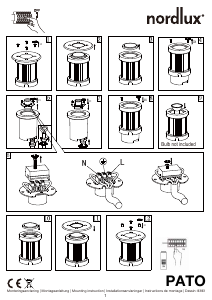 Bedienungsanleitung Nordlux Pato Round Leuchte