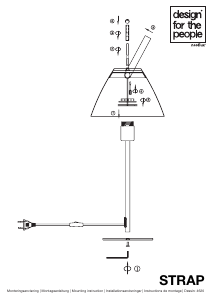 Manuale Nordlux Strap Lampada