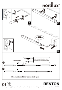 Instrukcja Nordlux Renton 110 Lampa