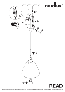 Bruksanvisning Nordlux Read 20 Lampe