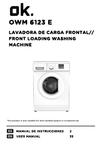 Manual OK OWM 6123 E Washing Machine