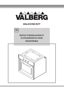 Mode d’emploi Valberg VAL 63 CNC XVT Four