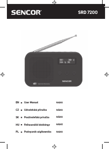 Instrukcja Sencor SRD 7200 B Radio