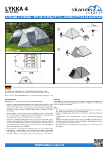 Handleiding Skandika Lykka 4 Tent