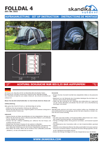 Manual Skandika Folldal 4 Tent