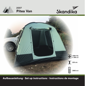 Handleiding Skandika Pitea Van Tent