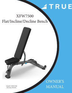 Handleiding True XFW-7500 Fitnessapparaat