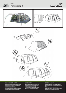 Handleiding Skandika Falkenberg 6 Tent