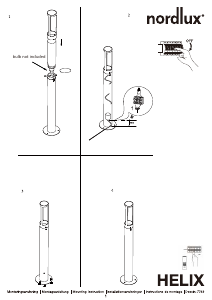 كتيب Nordlux Helix مصباح